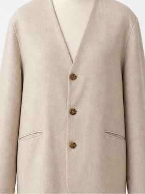 Albus Lumen Women's Linen-Blazer XXXL